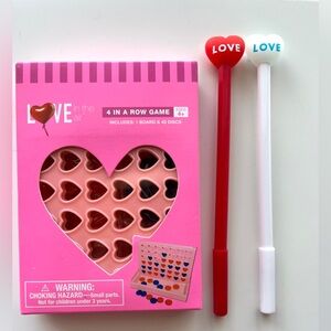 Vibrant Pink 4 in a Row Game